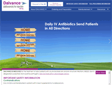 Tablet Screenshot of dalvance.com